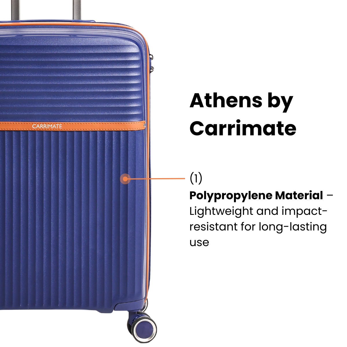 ATHENS HARD LUGGAGE - SETS OF 3