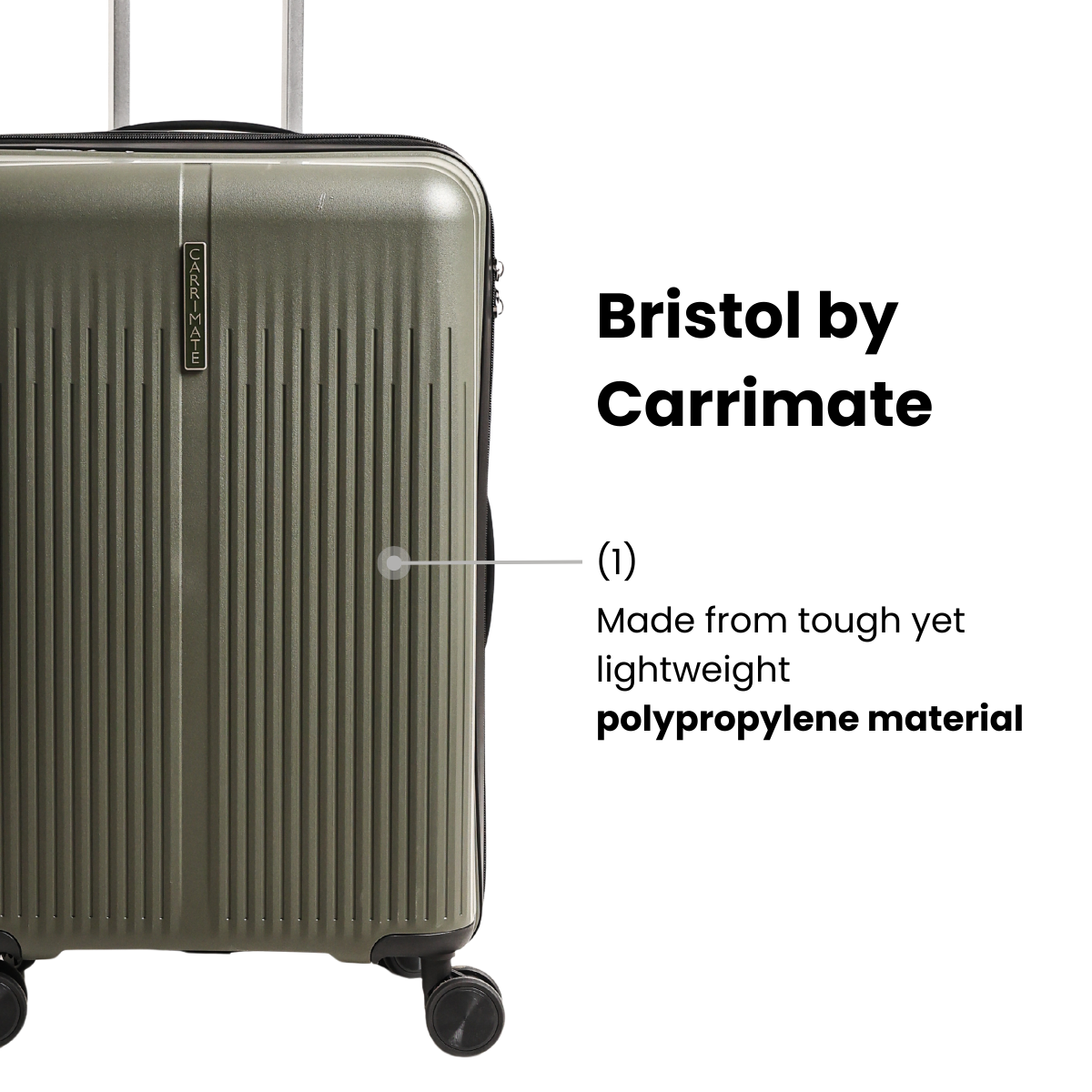 BRISTOL HARD LUGGAGE - SETS OF 3