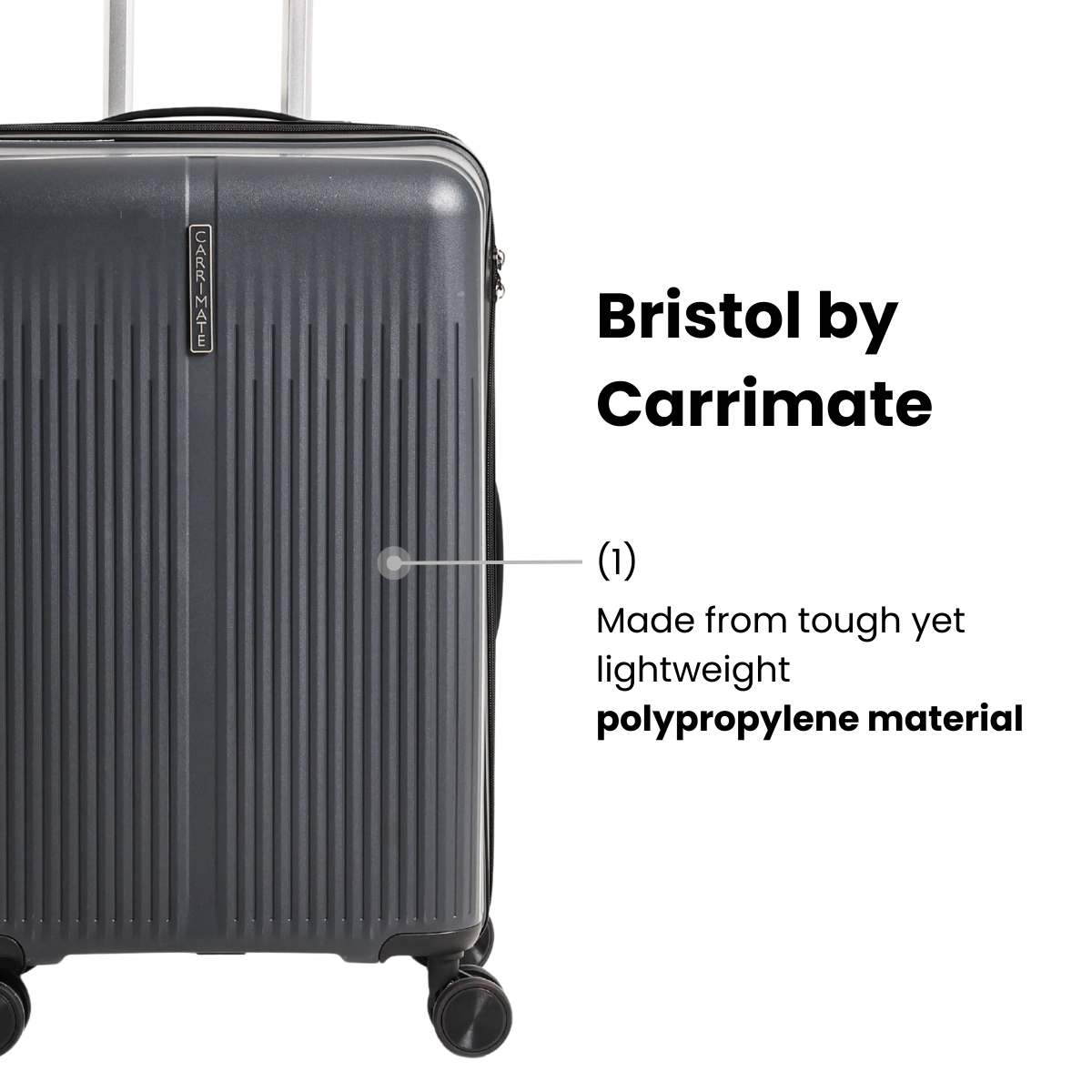 BRISTOL HARD LUGGAGE - SETS OF 3