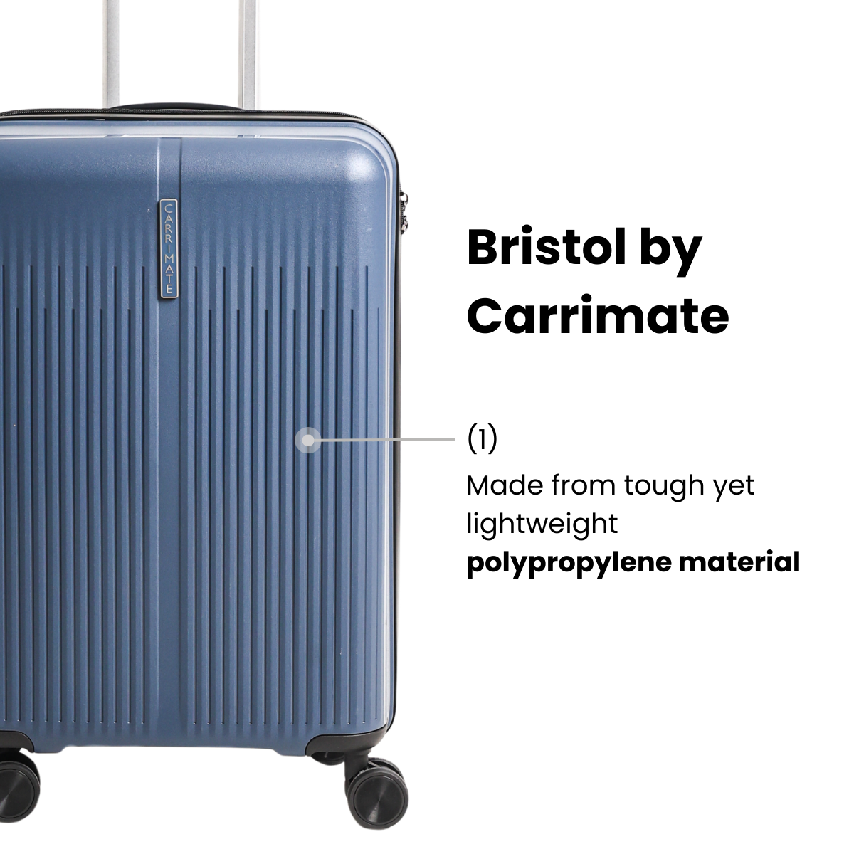 BRISTOL HARD LUGGAGE - SETS OF 3