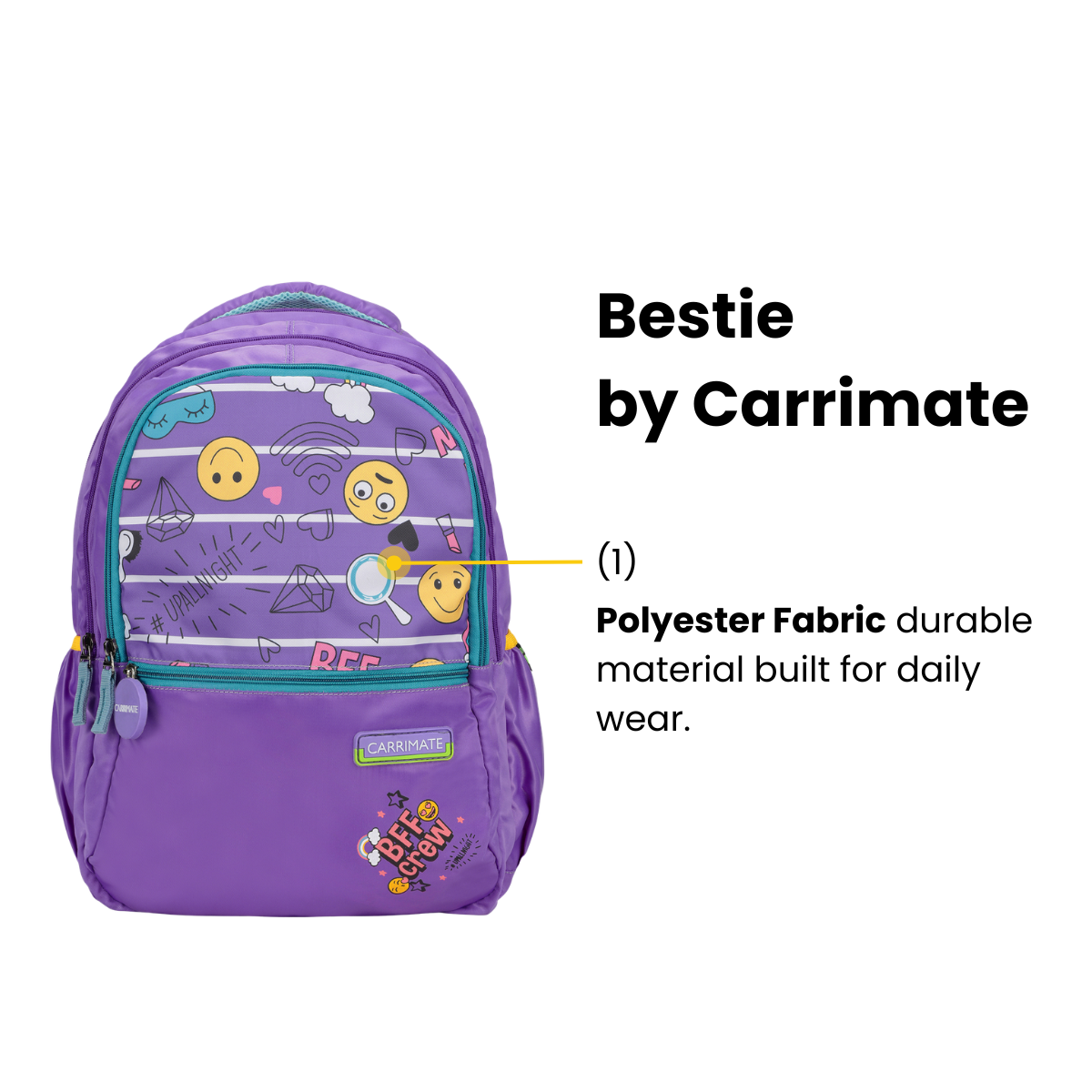 BESTIE - SCHOOL BACKPACK