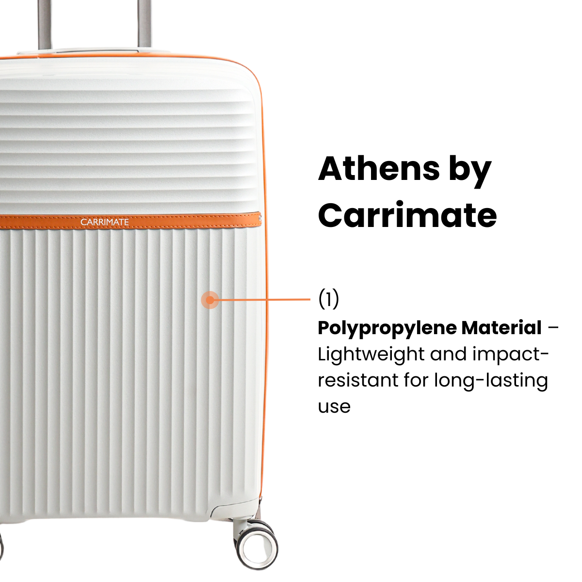 ATHENS HARD LUGGAGE - SETS OF 3