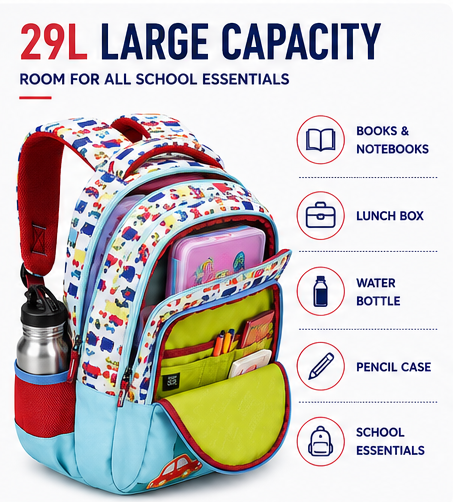 RUZO - SCHOOL BACKPACK