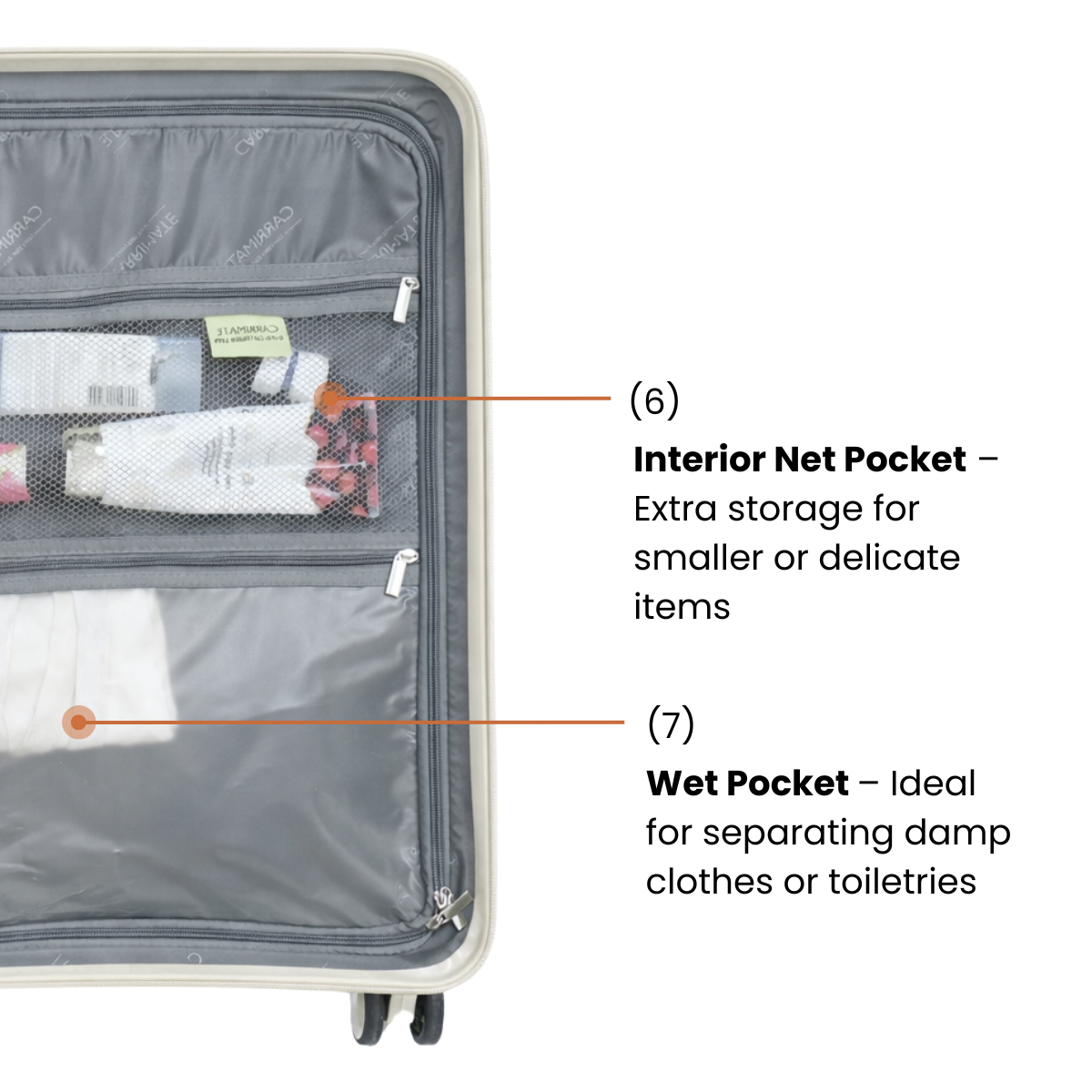 ATHENS HARD LUGGAGE - SETS OF 3
