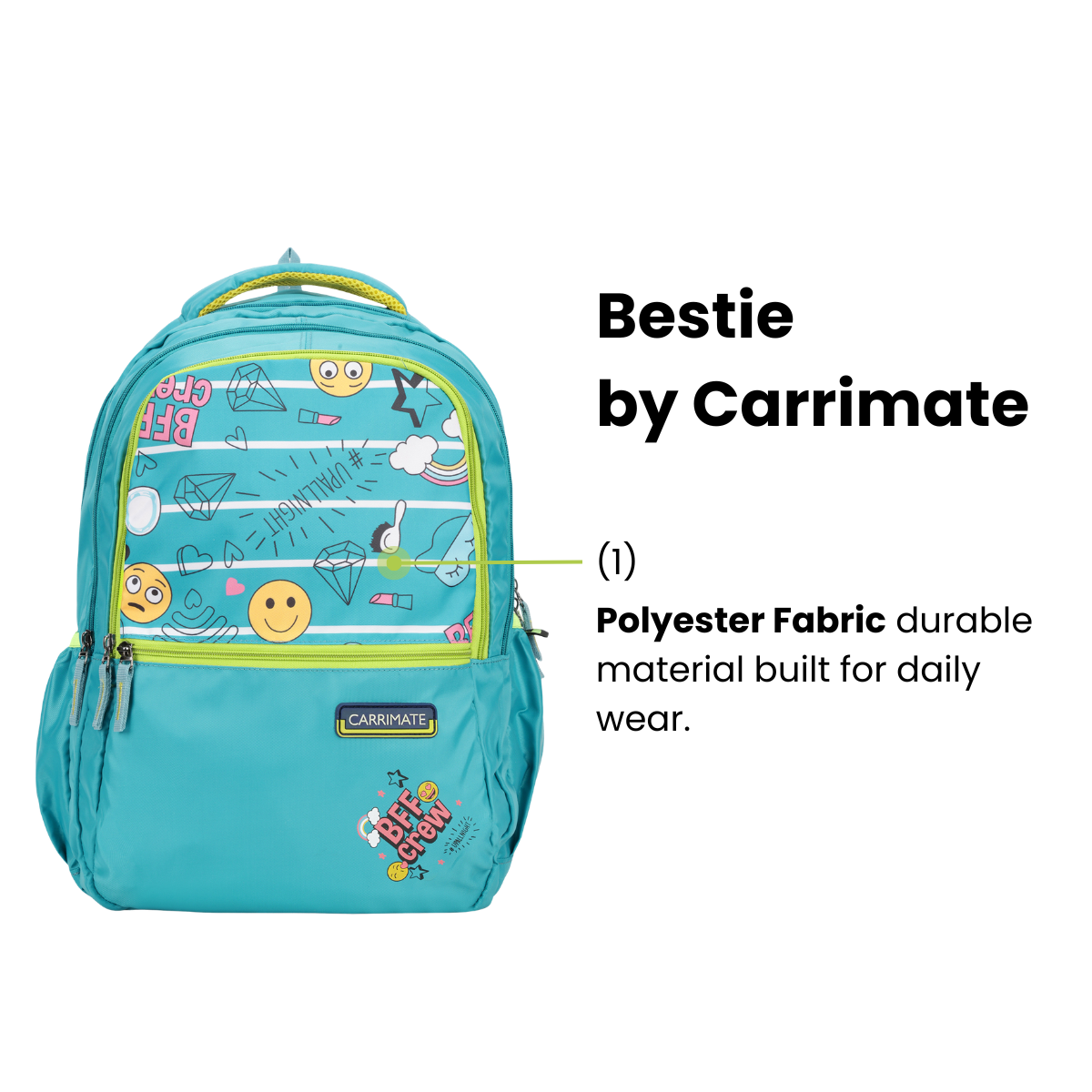 BESTIE - SCHOOL BACKPACK