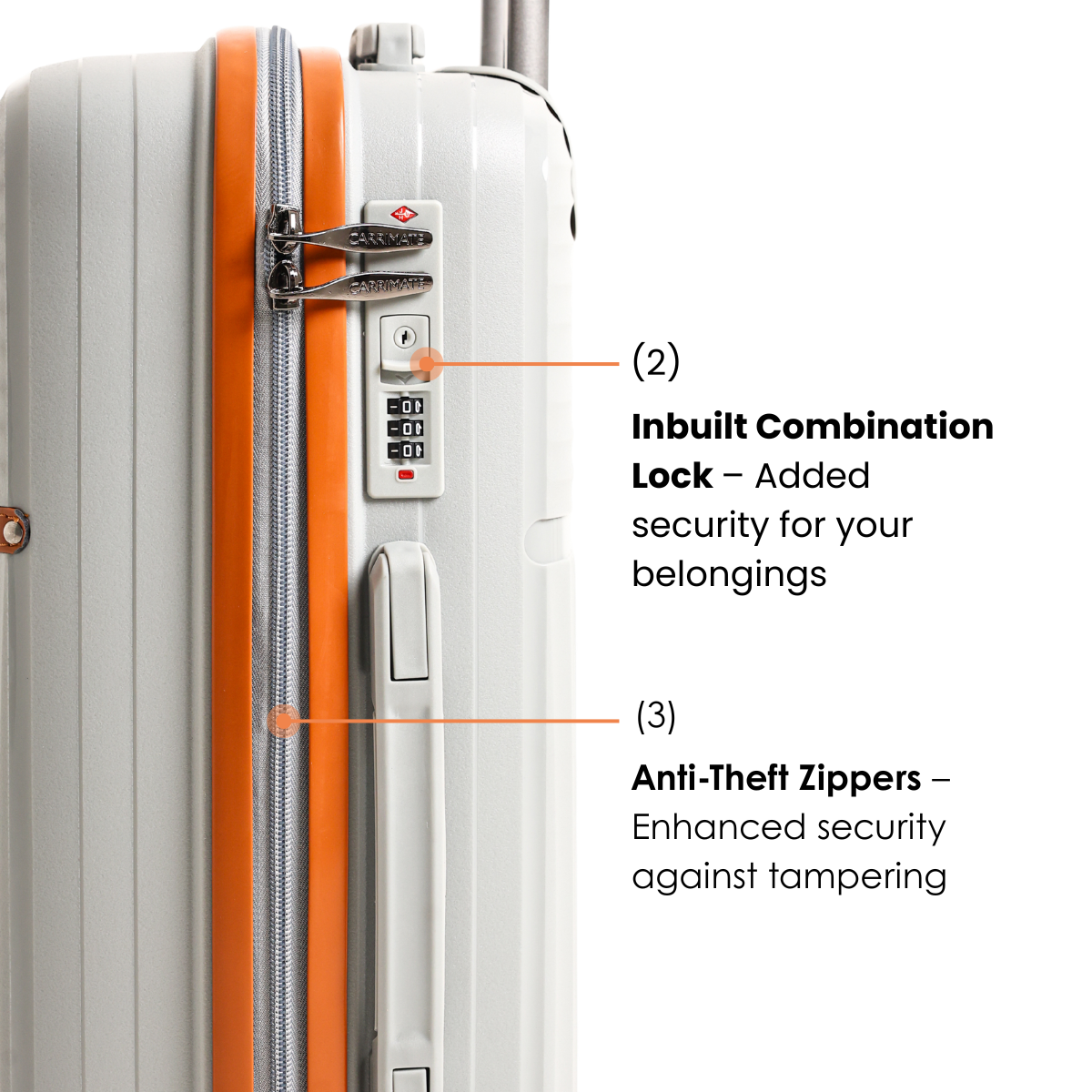 ATHENS HARD LUGGAGE - SETS OF 3