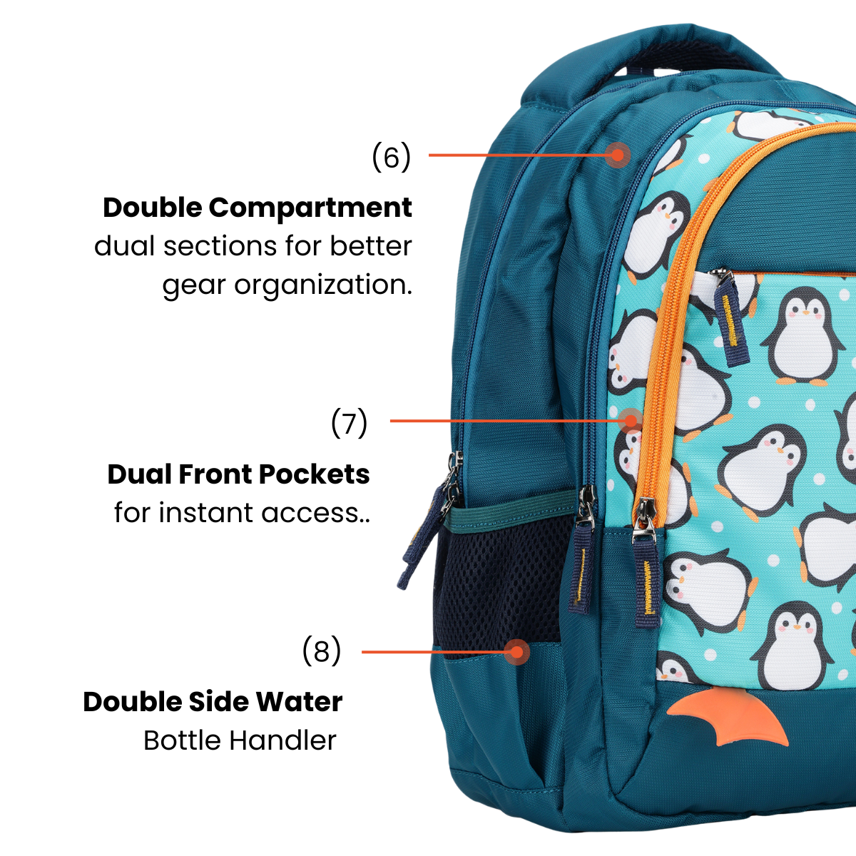 ZIPPTY - SCHOOL BACKPACK