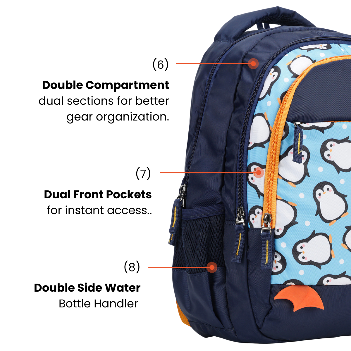 ZIPPTY - SCHOOL BACKPACK